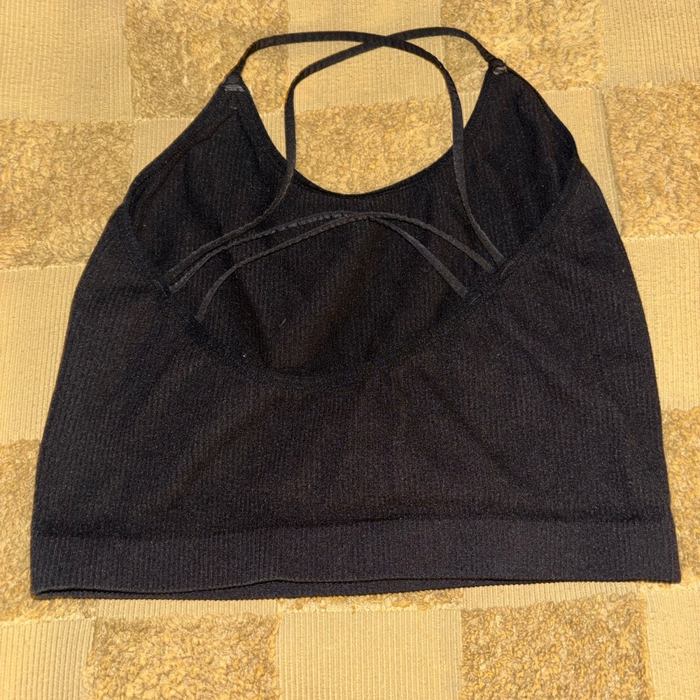 Colsie Black Knit Top - Picture 2 of 3